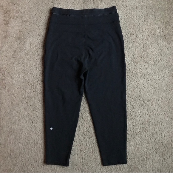 Lululemon Exquisite Trouser Crop Sz 8 In Black - Picture 5 of 7